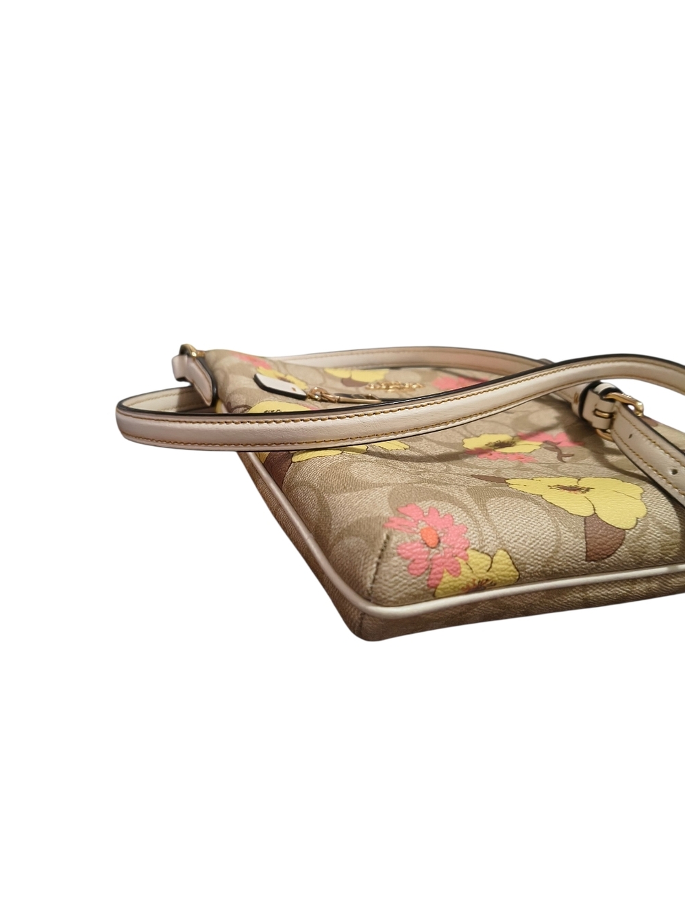 Coach Kitt Floral Print Leather Crossbody Bag - Picture 4 of 7
